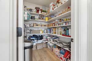 View of storage area