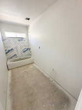 Detailed view of a textured ceiling