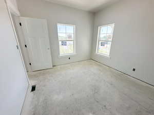 View of unfurnished bedroom