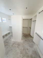 View of spacious closet