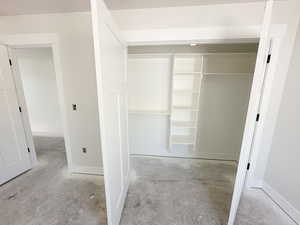 View of closet