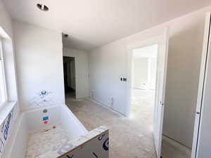 Bathroom with a bath