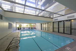 View of indoor community pool