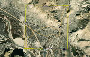 Map / location with property parcel outlined