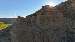 View of mountain background
