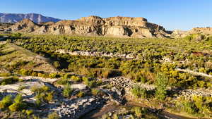 View of mountain background