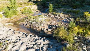 Aerial overview of property's location