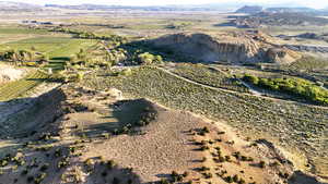 Aerial view of property's location featuring rural landscape