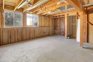 View of basement