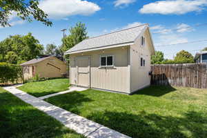 View of outbuilding