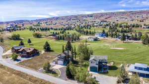 Drone / aerial view of a golf club