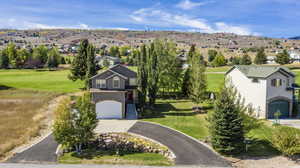 Aerial view of property and surrounding area