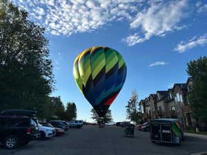 Exterior view of a parking lot