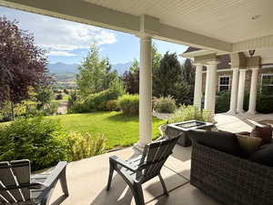 View from front porch