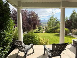 View from front porch