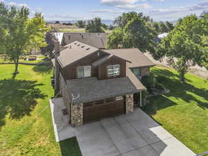 Aerial view of property and surrounding area