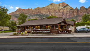 View of mountain background