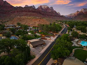 View of mountain backdrop