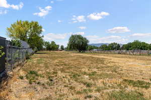 View of yard featuring a view of countryside