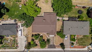 Aerial view of property and surrounding area