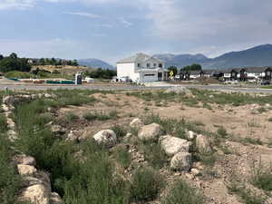 View of mountain background