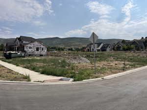 View of mountain background