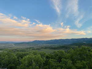 View of mountain background