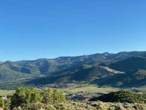 View of mountain backdrop