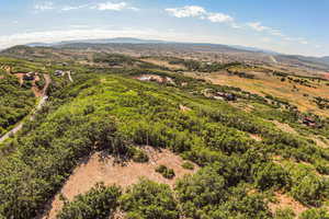 Aerial view of mountains