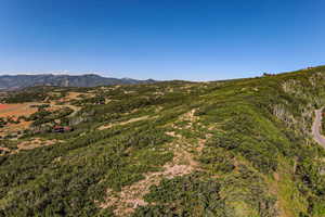 View of mountain background