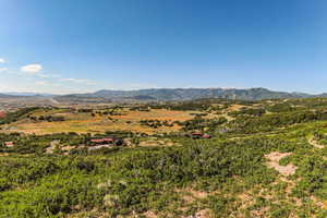 View of mountain background