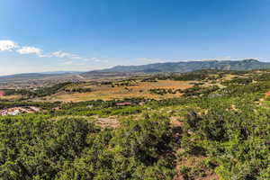 View of mountain background