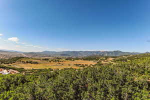 View of mountain backdrop