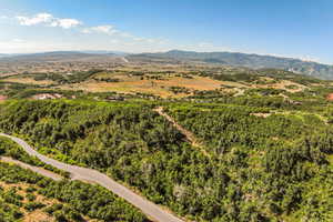 Drone / aerial view of mountains