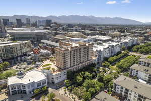 View of urban area featuring a mountainous background
