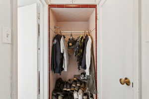View of closet