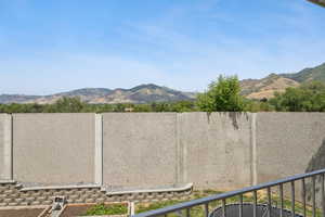 View of mountain backdrop