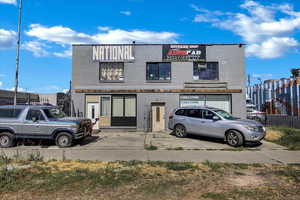 View of front of home featuring building siding