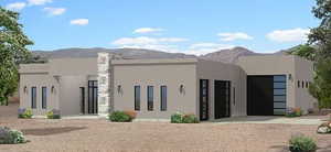 View of front of home - Legacy with Casita + RV Garage - Completion est. for August 2025