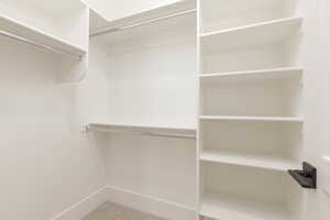 View of spacious closet