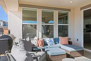 View of patio / terrace featuring an outdoor hangout area