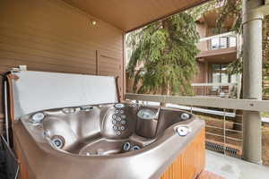 Hot Tub on Balcony