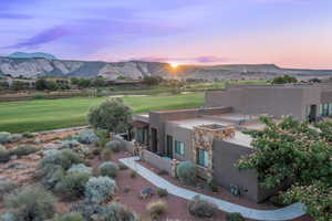 View of mountain background