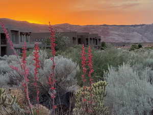 View of mountain backdrop