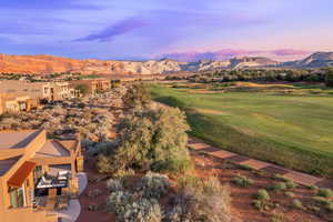 View of mountain background