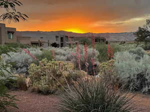 View of mountain background