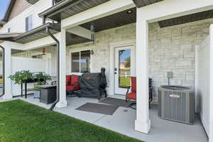 View of patio / terrace featuring grilling area
