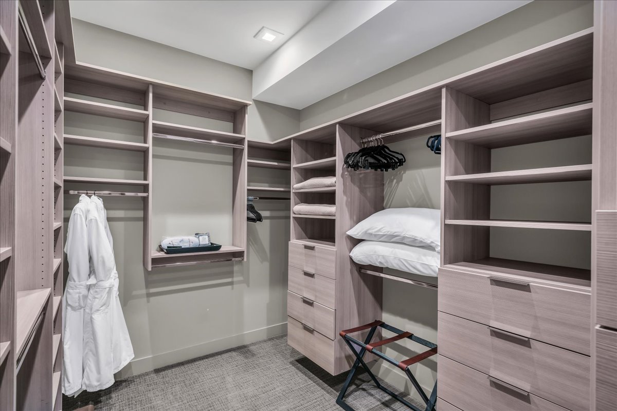 View of spacious closet