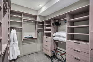 View of spacious closet