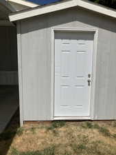 Doorway to property
